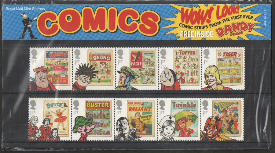 (image for) 2012 Comics Royal Mail Presentation Pack 469